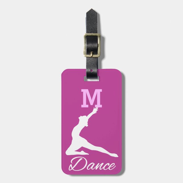 DANCE custom luggage tag (Front Vertical)