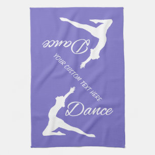DANCE custom monogram & colour hand towel