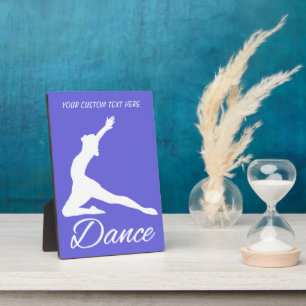 DANCE custom text & colour plaque