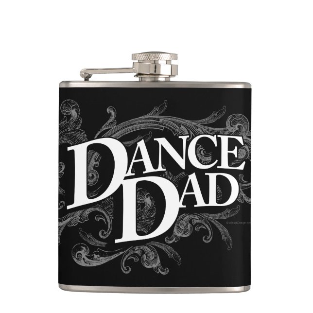Dance Dad Hip Flask (Front)