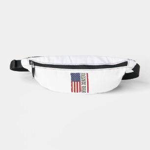 Dance Dad Patriotic Vintage Flag Shirt Design_1 Bum Bags