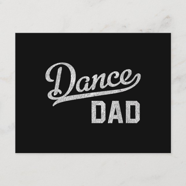 Dance Dad Proud Dancer Father Enclosure Card (Front)