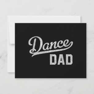 Dance Dad Proud Dancer Father Holiday Card