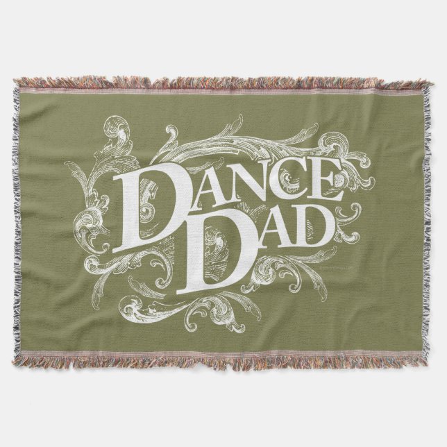 Dance Dad Throw Blanket (Front)