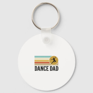 Dance Dad Vintage Retro Engraving Shirt Design_1 Key Ring