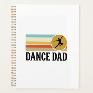 Dance Dad Vintage Retro Engraving Shirt Design_1 Planner
