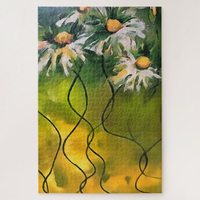 Dance Daisy Dance Surrealistic Art Jigsaw Puzzle (Vertical)