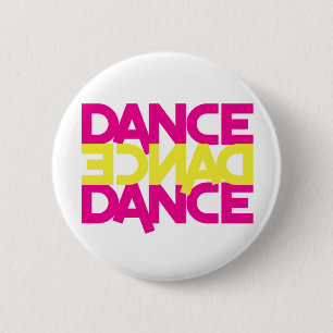 dance dance dance 6 cm round badge