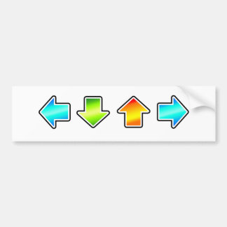 Dance Dance Revolution Bumper Sticker