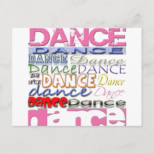 Dance Dancer's Products Postcard