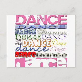 Dance Dancer's Products Postcard