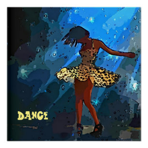 Dance Dancing Girl Poster