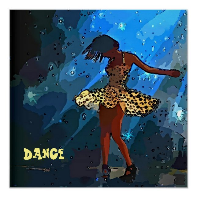 Dance Dancing Girl Poster (Front)