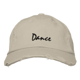 Dance Dark Text Baseball Cap