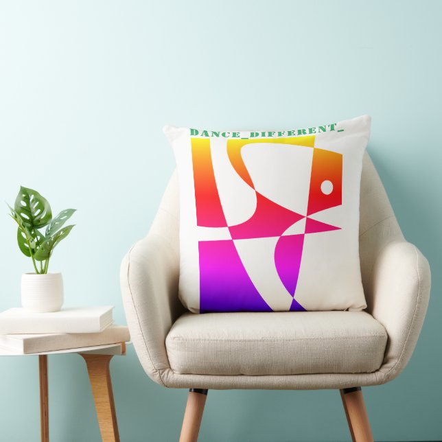 DANCE_DIFFERENT_ Rainbow Cushion (Chair)