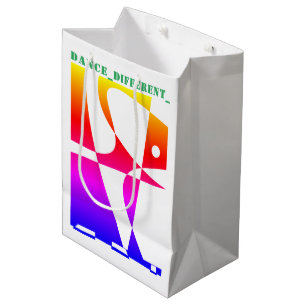 DANCE_DIFFERENT_ Rainbow Medium Gift Bag