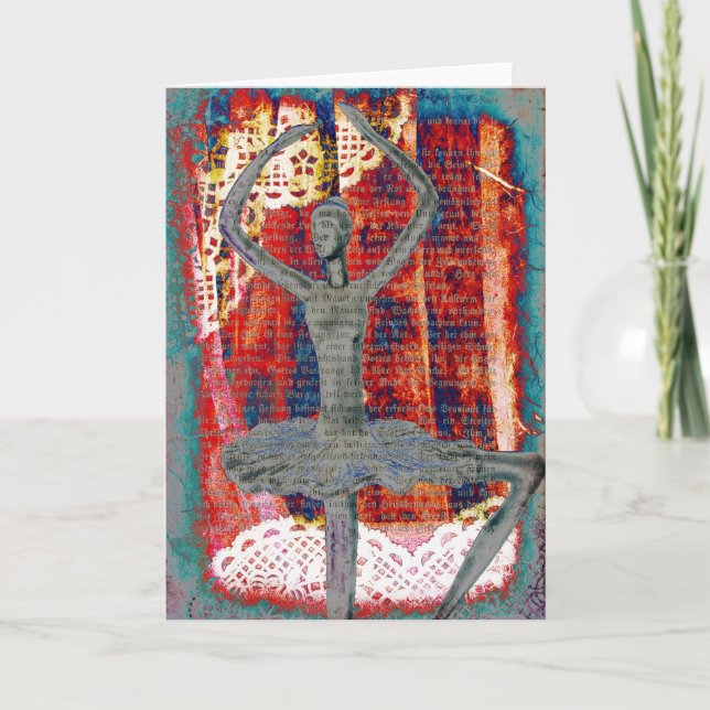 Dance Digital Collage Card (Front)