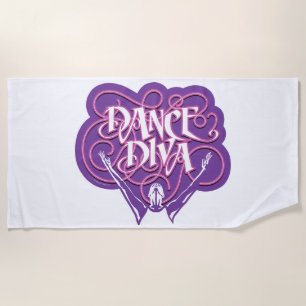 Dance Diva Beach Towel