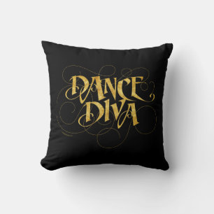 Dance Diva Throw Pillow