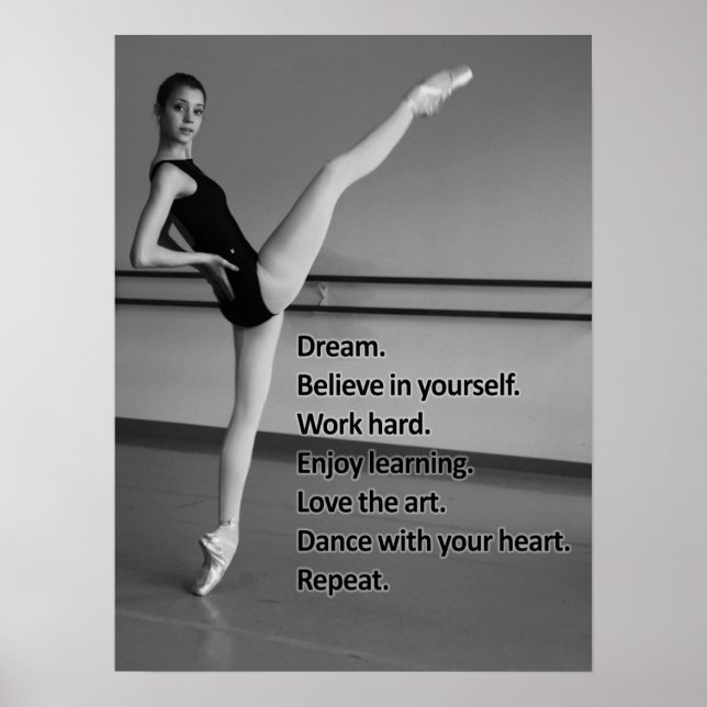 Dance Dream Gift for Dancers Poster (Front)