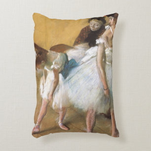 Dance Examination by Edgar Degas, Vintage Ballet Decorative Cushion