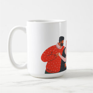 Dance Figure Valentine's Day Coffee Mug