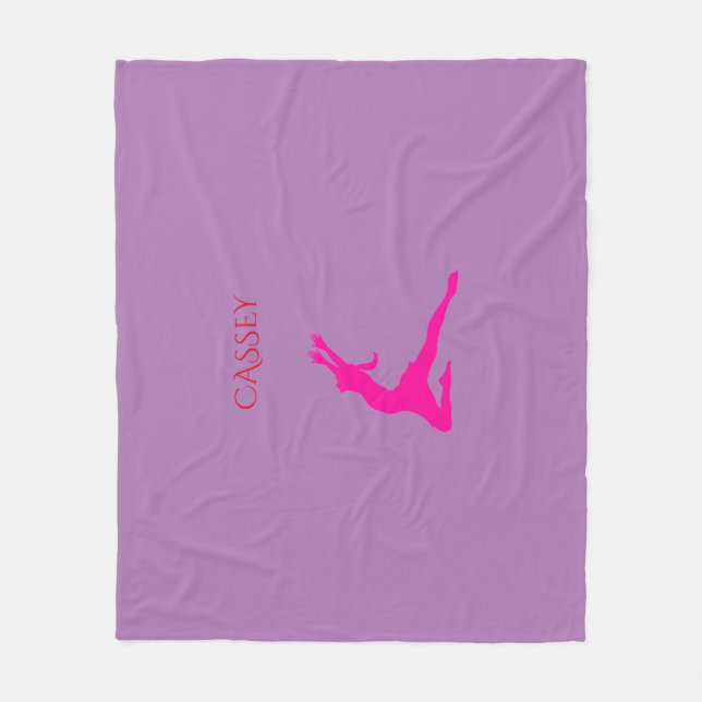 Dance fleece blanket. blanket (Front)