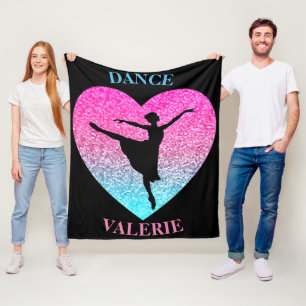 Dance Fleece Blanket w/ Personalised Name