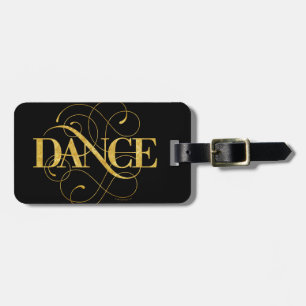 Dance Flourish Luggage Tag