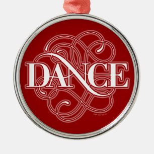 Dance Flourish Metal Ornament
