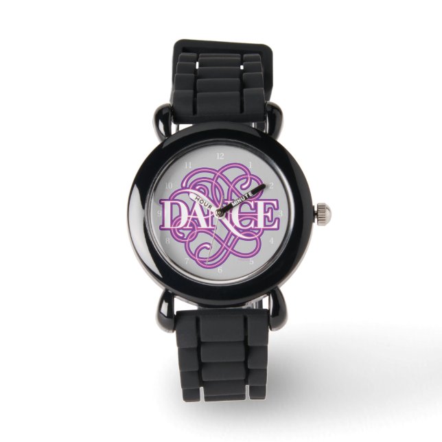 Dance Flourish Wrist Watch (Front)