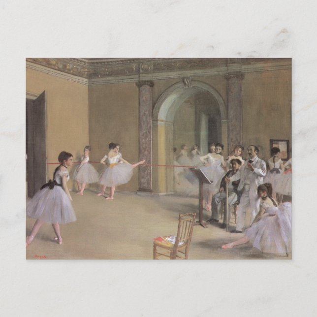 Dance Foyer at the Opera by Edgar Degas Postcard (Front)