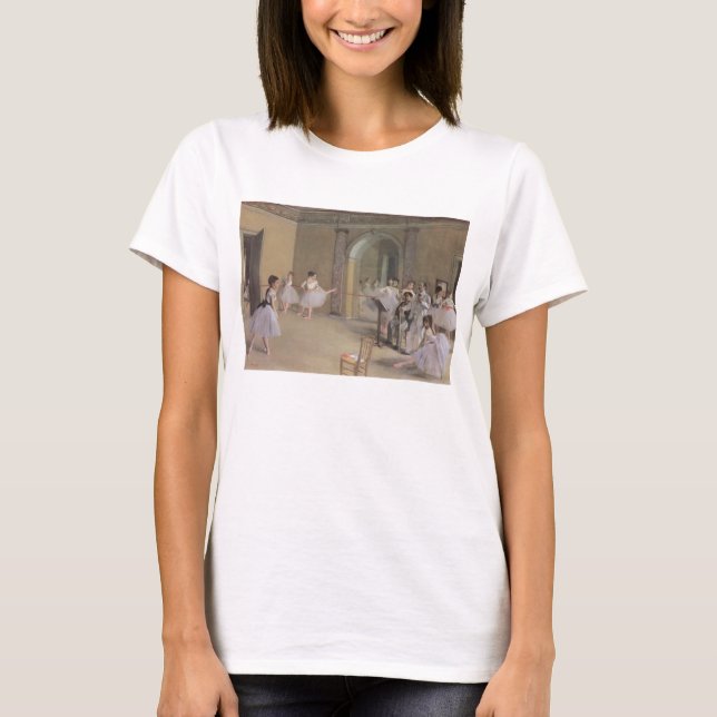 Dance Foyer at the Opera by Edgar Degas T-Shirt (Front)
