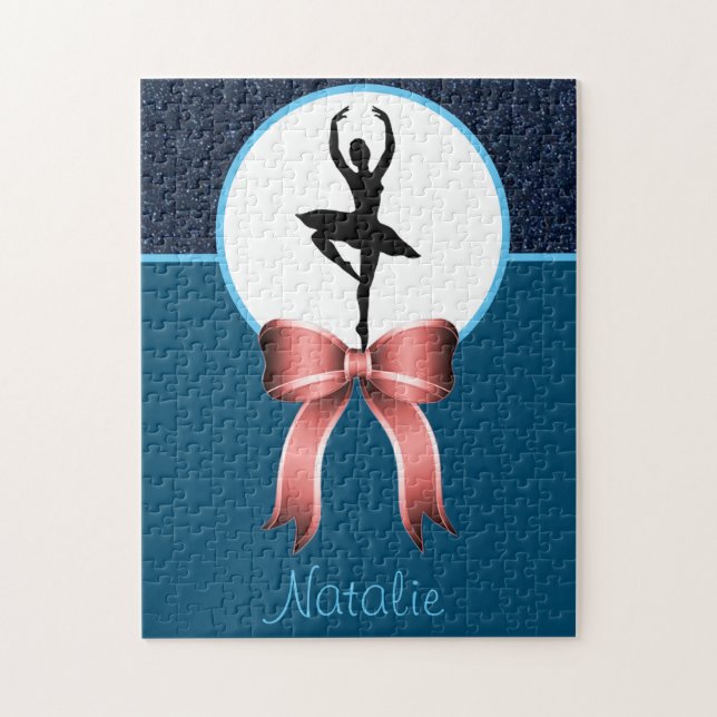 Dance Girls Glitter and Bow Jigsaw Puzzle (Vertical)