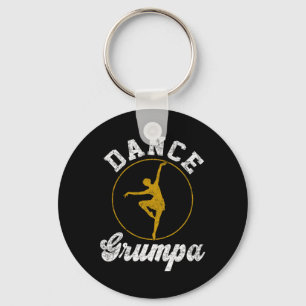 Dance Grumpa Dance Lover Fathers Day Key Ring