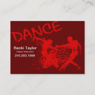 Dance Grunge - Choreographer, Dancer, Instructor Business Card