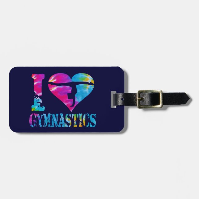 Dance Gymnastics Cheer Luggage Tag (Front Horizontal)
