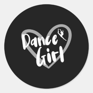 Dance He Classic Round Sticker