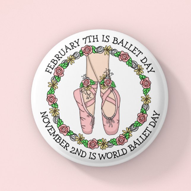 Dance Holiday | Ballet Day 6 Cm Round Badge (Creator Uploaded)