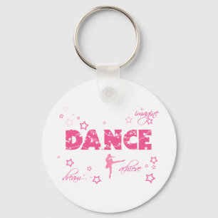 Dance Imagine Achieve Dream Key Ring