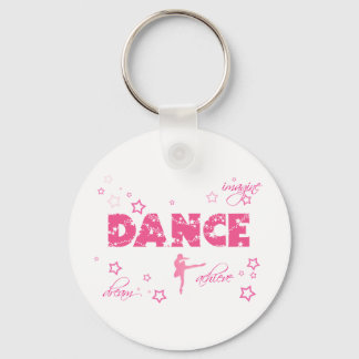 Dance Imagine Achieve Dream Key Ring