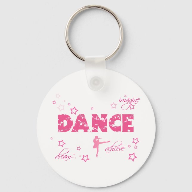 Dance Imagine Achieve Dream Key Ring (Front)