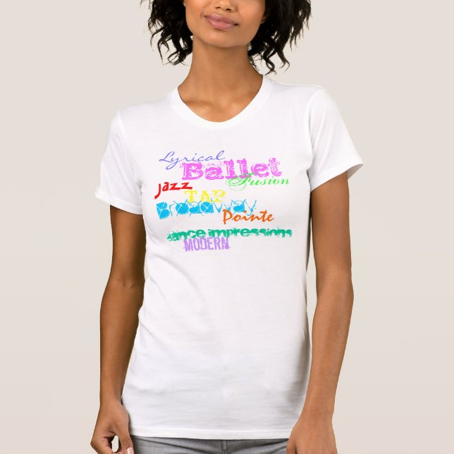 Dance Impressions Collage T-Shirt (Front)