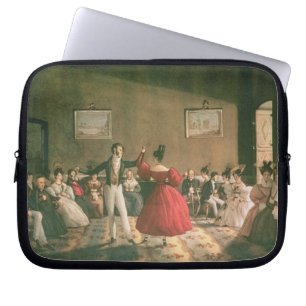 Dance in a Salon in Buenos Aires, c.1831 (w/c on p Laptop Sleeve