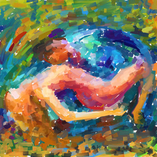 dance in passion colourful abstract painting T-Shirt