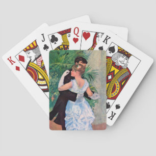 Dance in the city by Pierre-Auguste Renoir Playing Cards