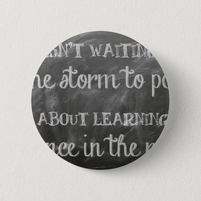 dance in the rain 6 cm round badge (Front)