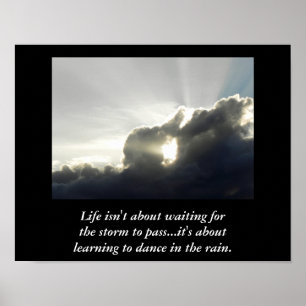 Dance in the rain - art print