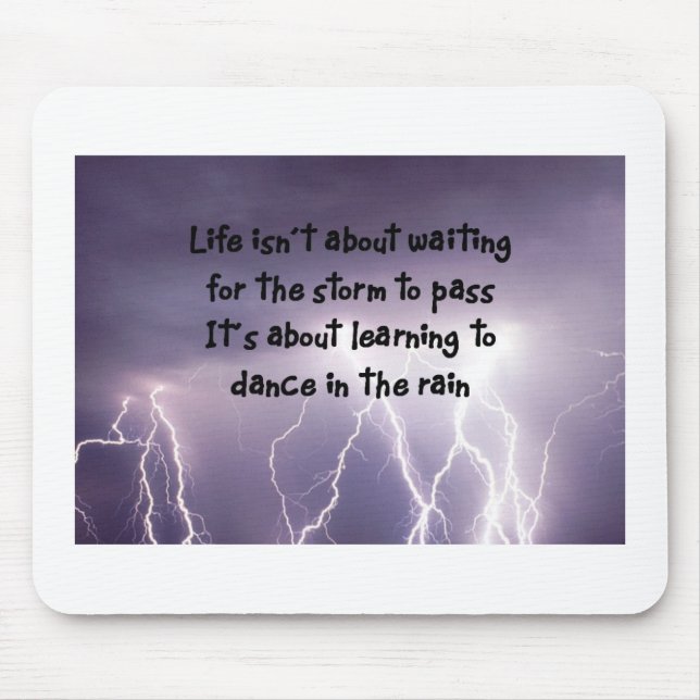 , Dance in the rain Mouse Pad (Front)