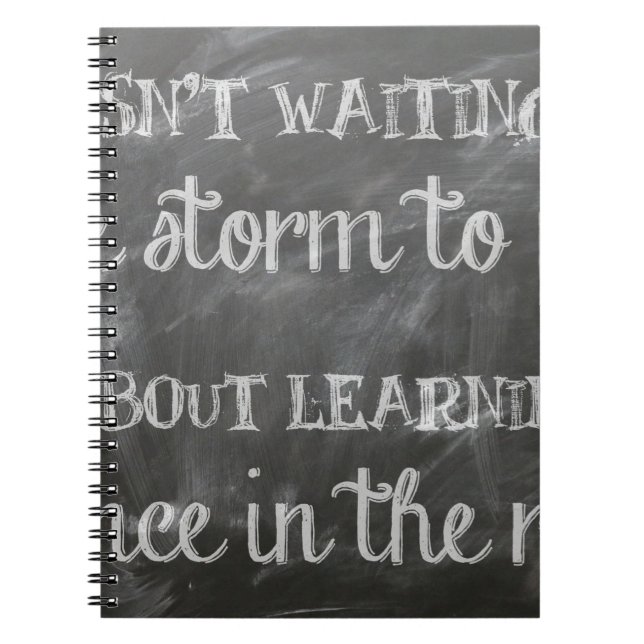 dance in the rain notebook (Front)